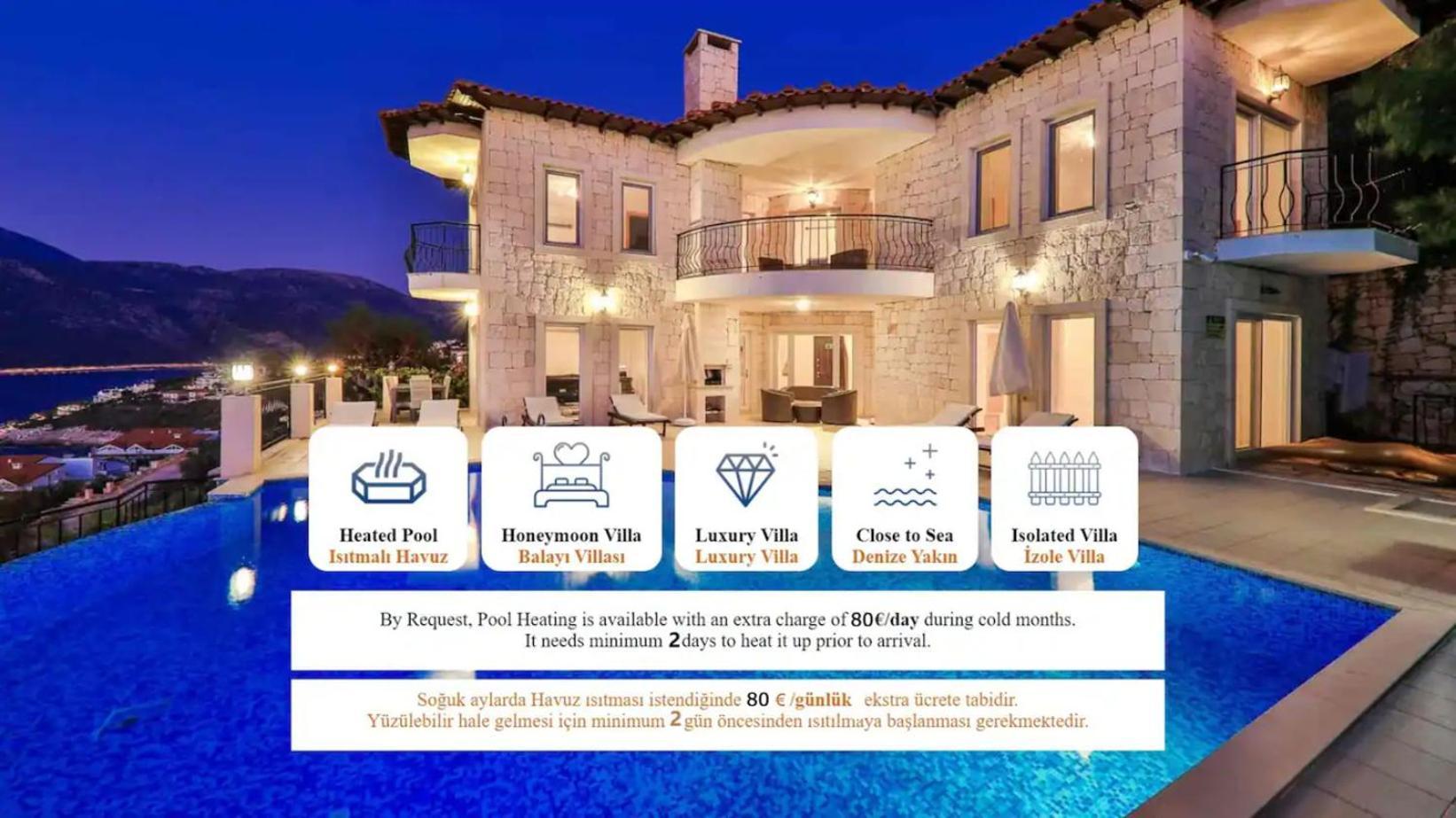 Villa Mavi Manzara Каш Екстериор снимка